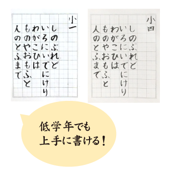 小1、小4受賞作品例